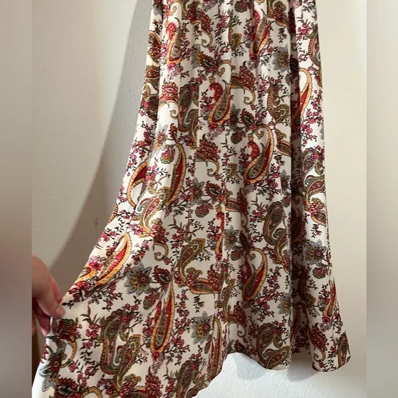 NWT! Bailey Blue Paisley Print Maxi Dress - Picture 4 of 9